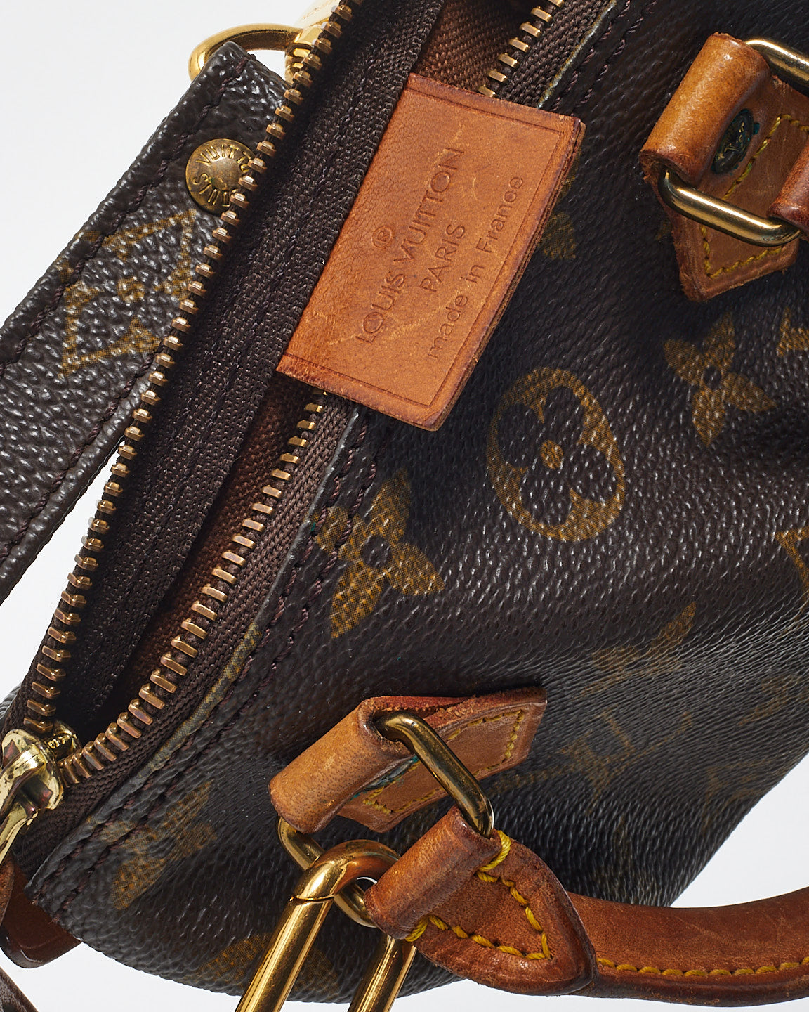 Louis Vuitton Vintage Monogram Canvas Nano Speedy w/ Strap