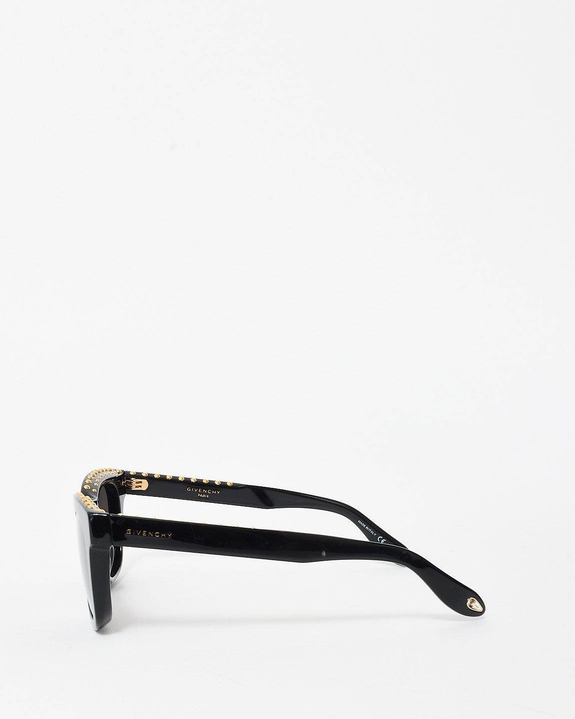 Givenchy Black Acetate 
Gold Studded GV 7006/S Wayfarer Sunglasses