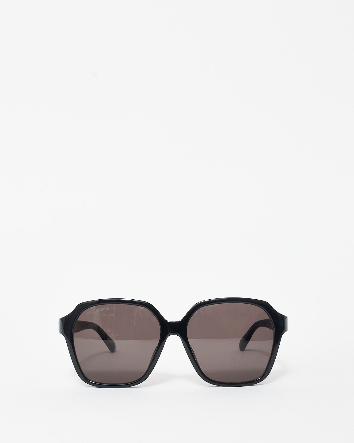 Balenciaga Black Acetate Logo Oversized Square BB0153SA Sunglasses