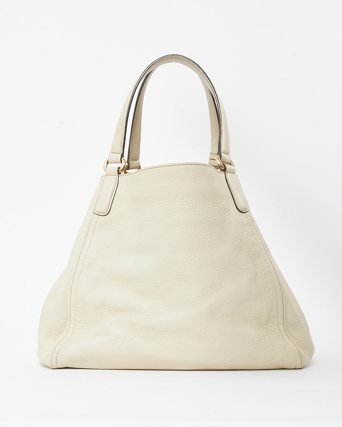 Gucci Off White Leather Soho Hobo Shoulder Bag