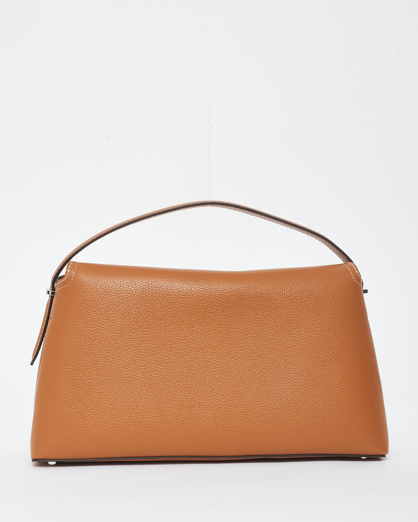 Totême Tan Leather T-Lock Bag