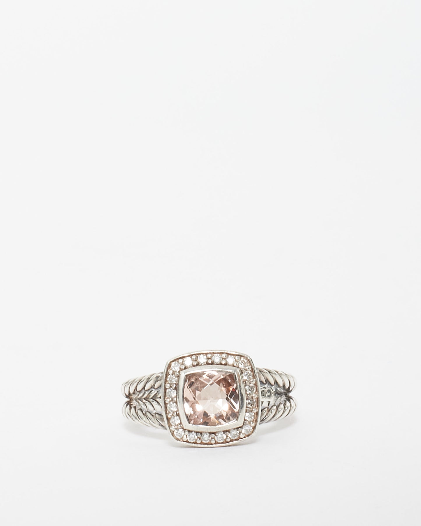 David Yurman Morganite 
Diamond Petite Albion - 7