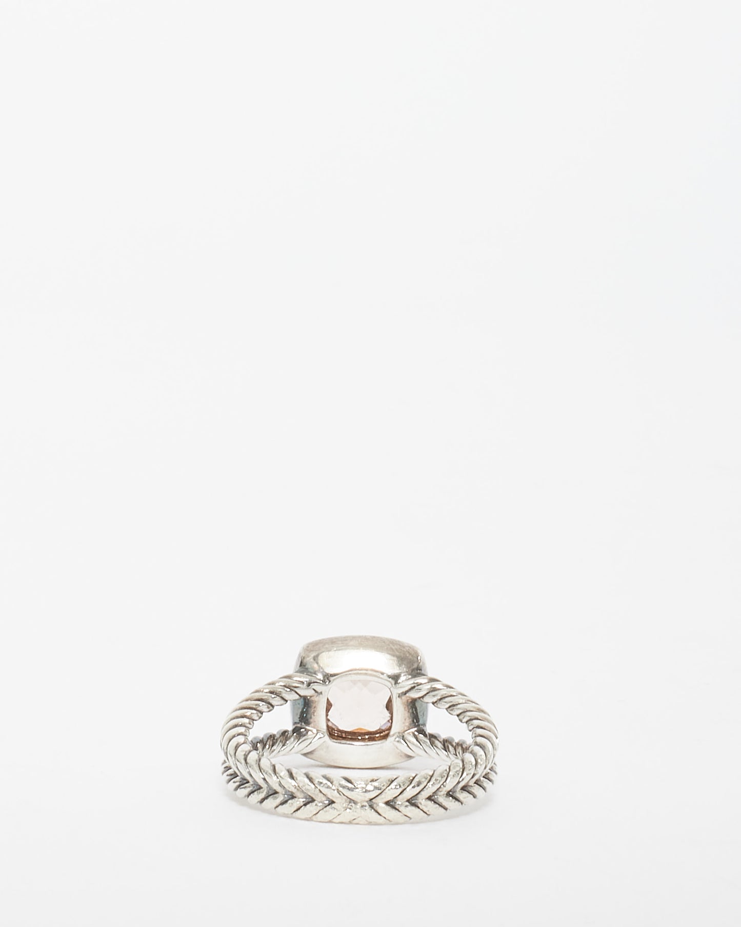 David Yurman Morganite 
Diamond Petite Albion - 7