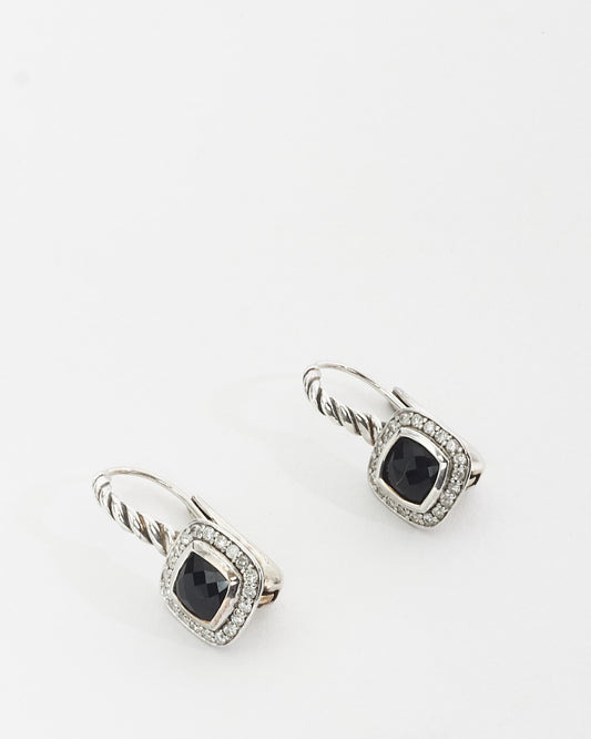 David Yurman Onyx Petite Albion Dangle Earrings