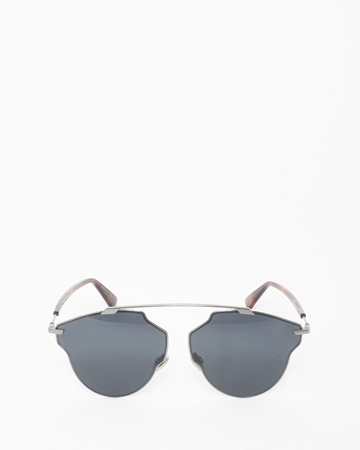 Dior Dark Silver 
Tortoise So Real Pop Pilot Sunglasses