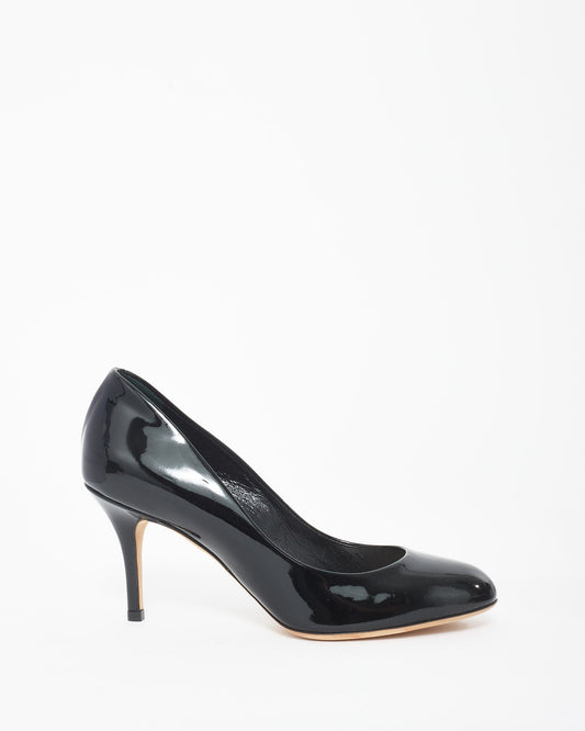 Dior Black Patent Leather Pumps - 36