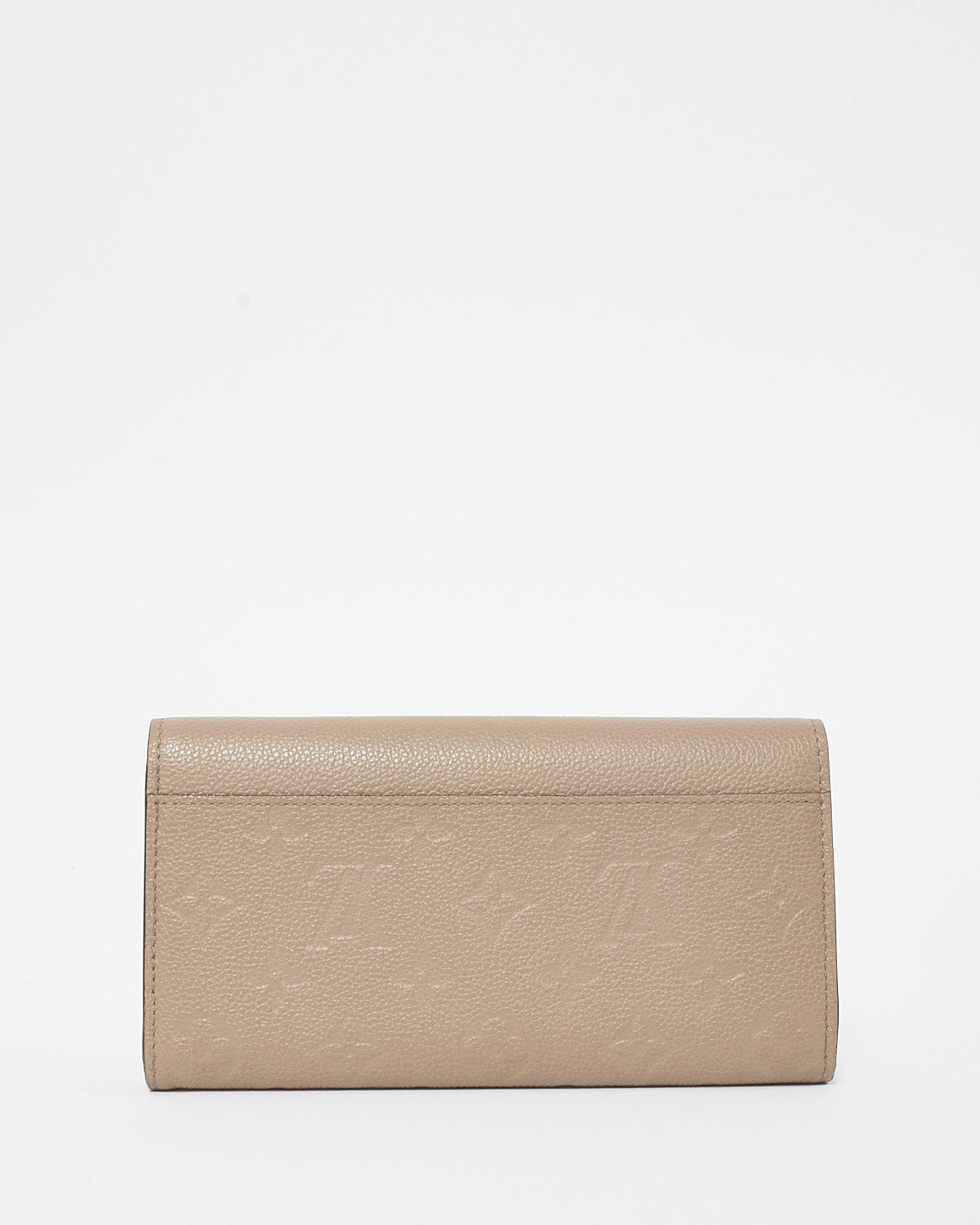 Louis Vuitton Monogram Taupe (Turtledove) Empreinte Leather Sarah Wallet