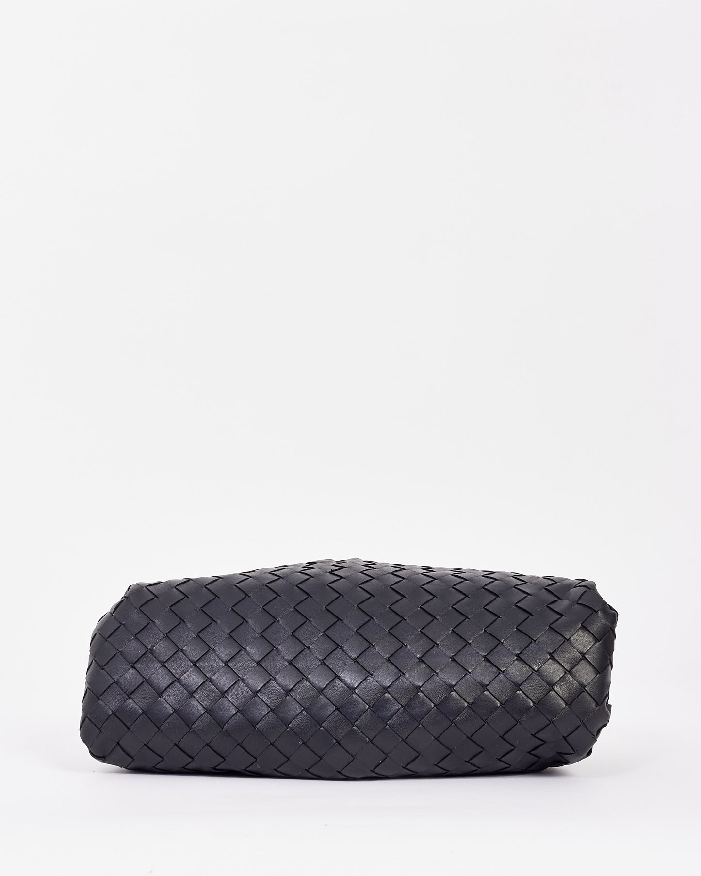 Bottega Veneta Black Intrecciato Leather The Classic Pouch