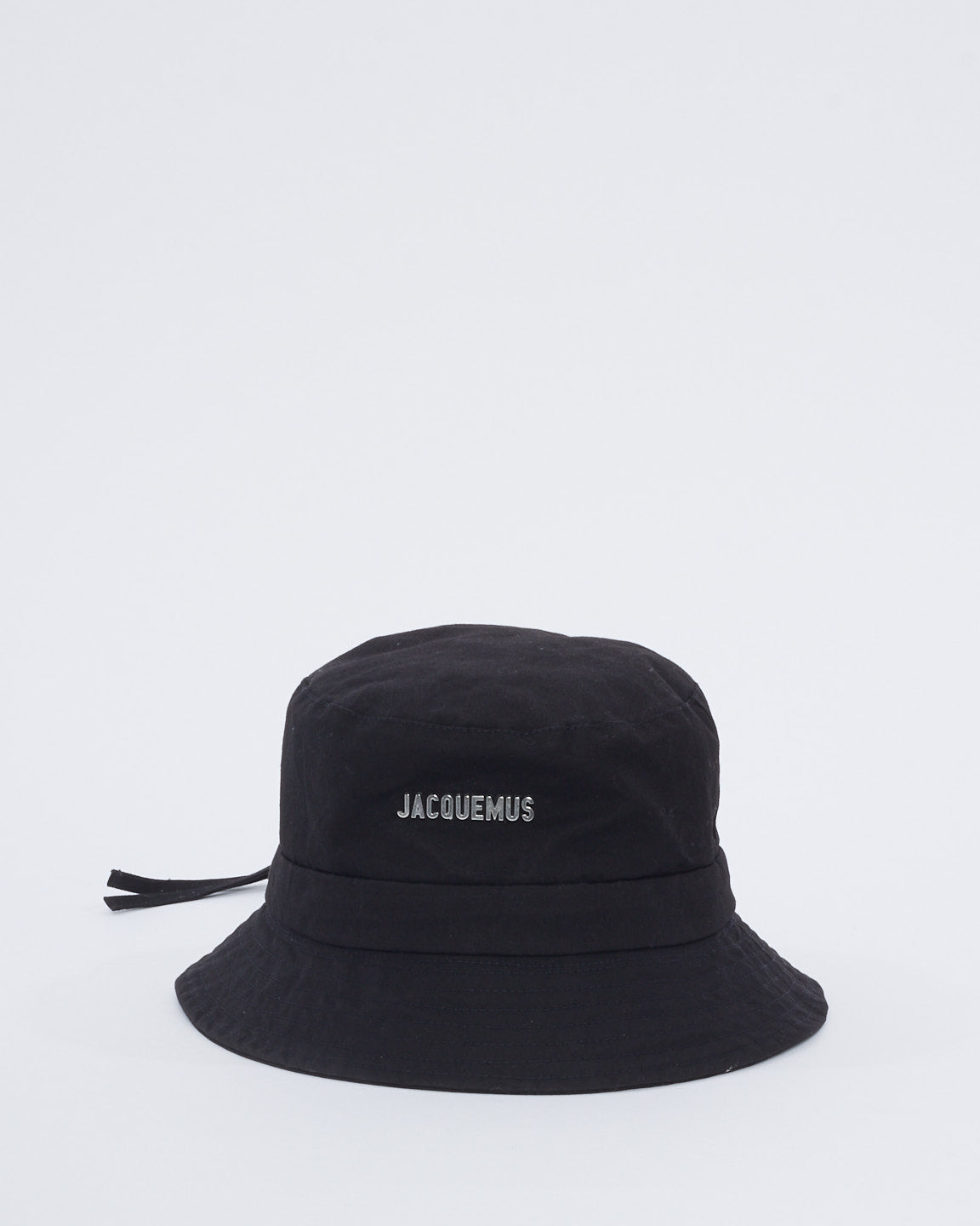 Jacquemus Black Cotton Le Bob Gadjo Bucket Hat - 58