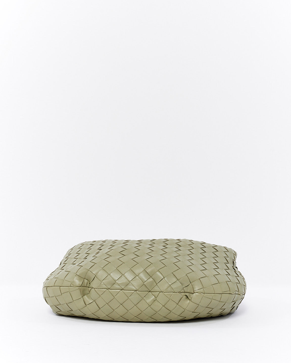 Bottega Veneta Green "Travertine" Intrecciato Leather Teen Jodie Bag