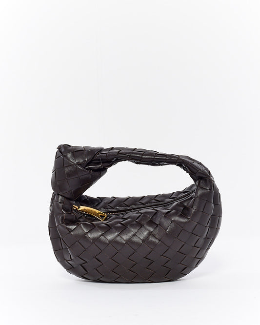 Bottega Veneta Brown (Fondant) Intrecciato Leather Mini Jodie Bag