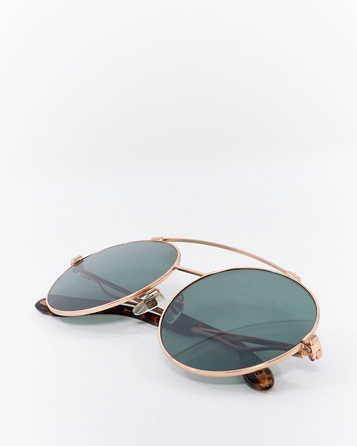 Givenchy Gold Metal Round Aviator GV 7048 Sunglasses