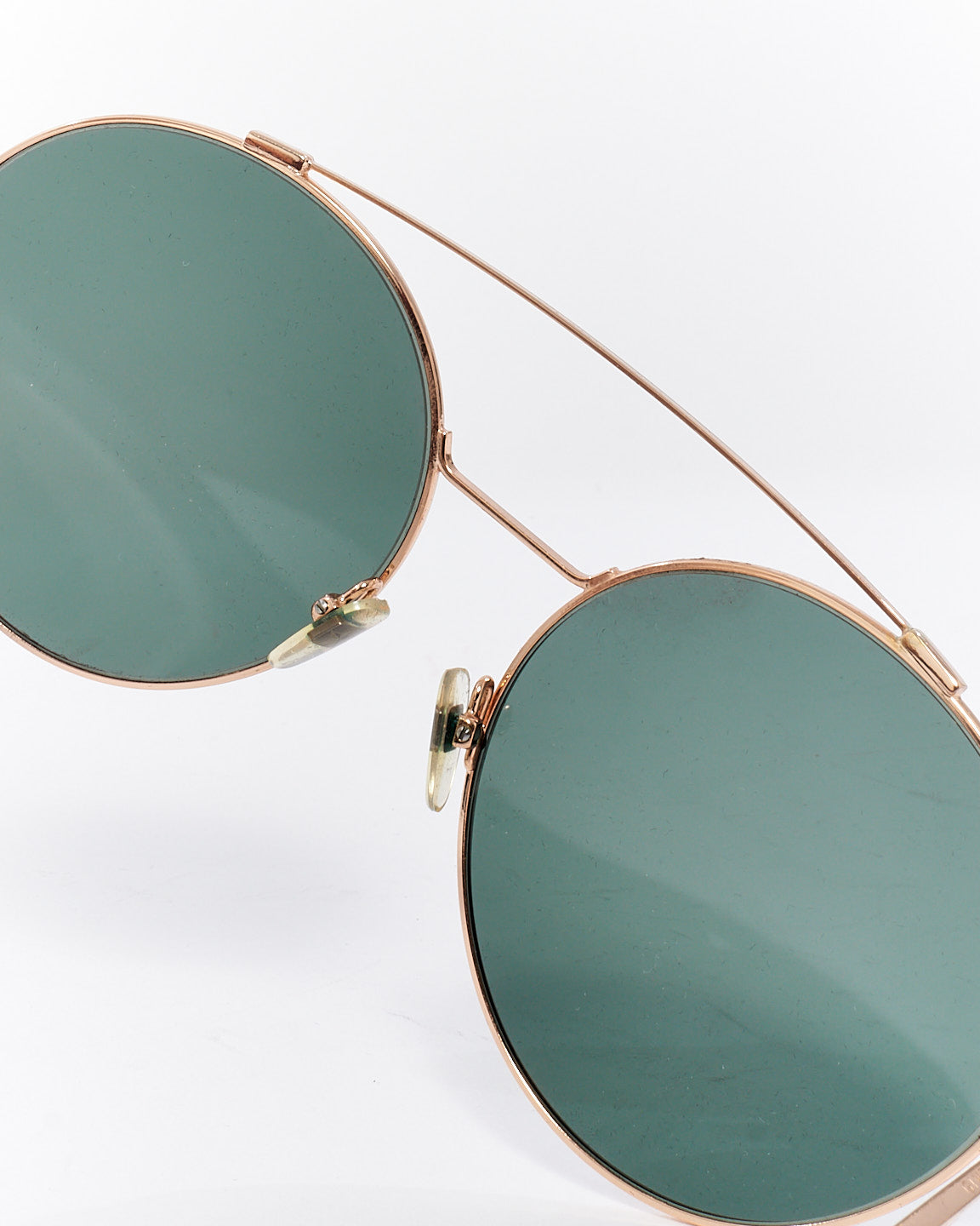 Givenchy Gold Metal Round Aviator GV 7048 Sunglasses