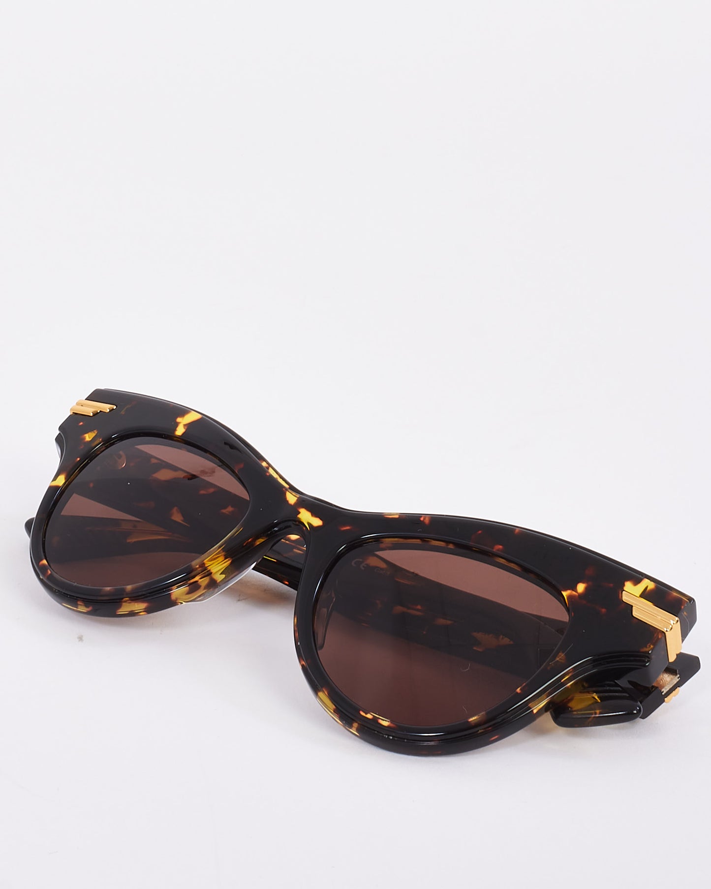 Bottega Veneta Brown Tortoises BV1004S Cat Eye Sunglasses