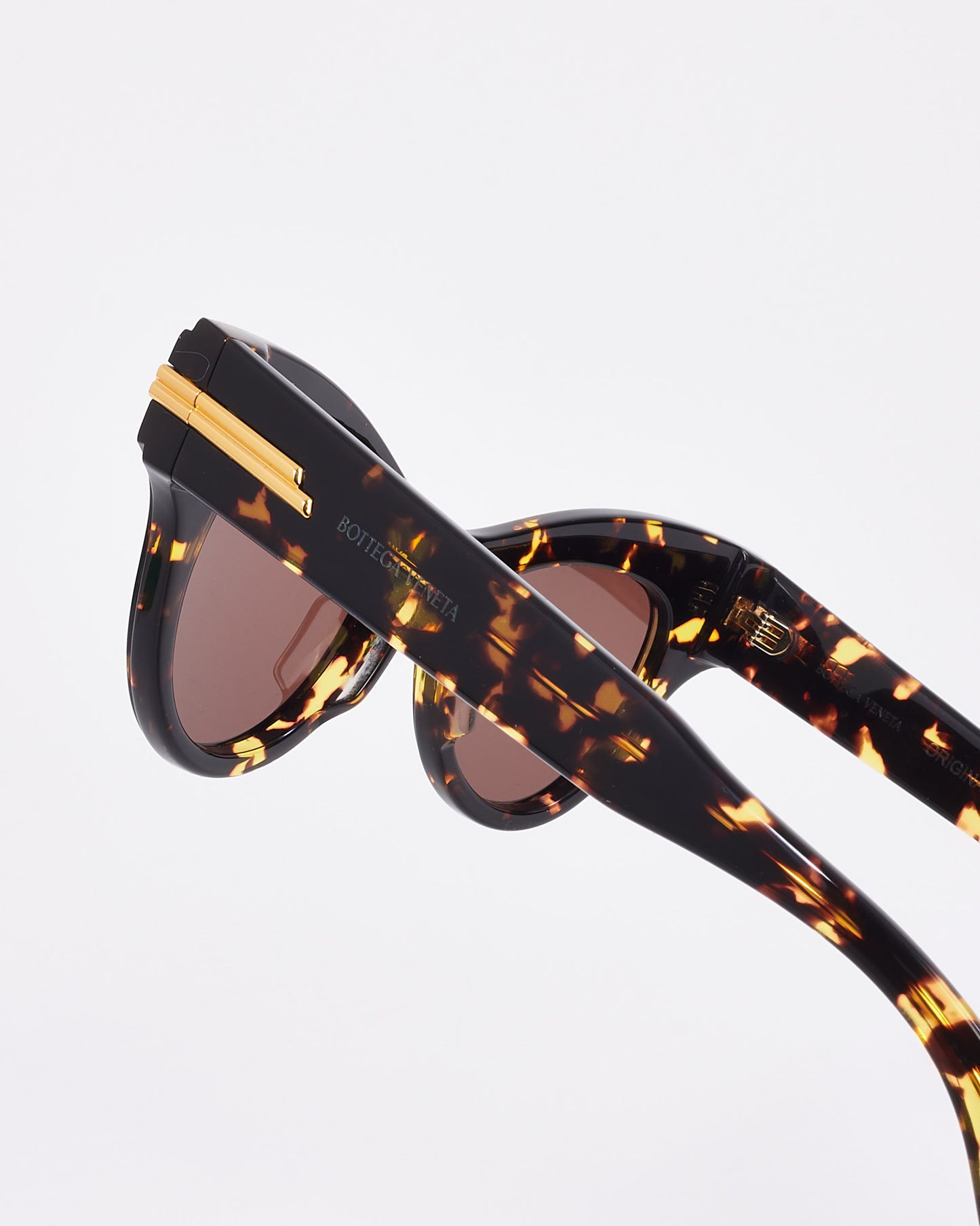 Bottega Veneta Brown Tortoises BV1004S Cat Eye Sunglasses