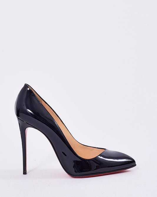 Christian Louboutin Black Patent Leather Corneille 100 - 36