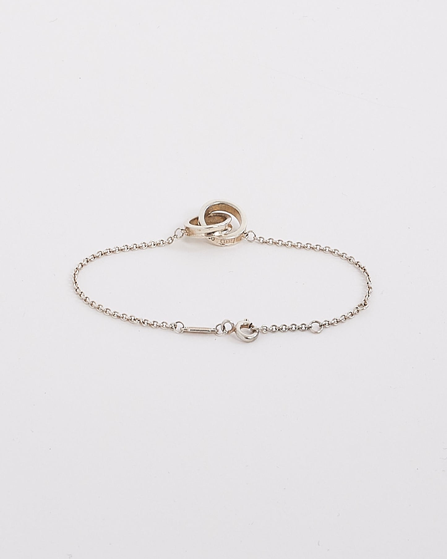 Tiffany 
Co. Silver 1837 Interlocking Circles Chain Bracelet