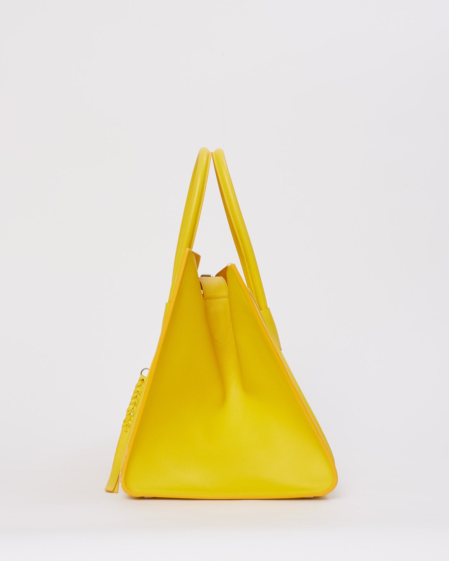 Celine Yellow Leather Medium Phantom Tote