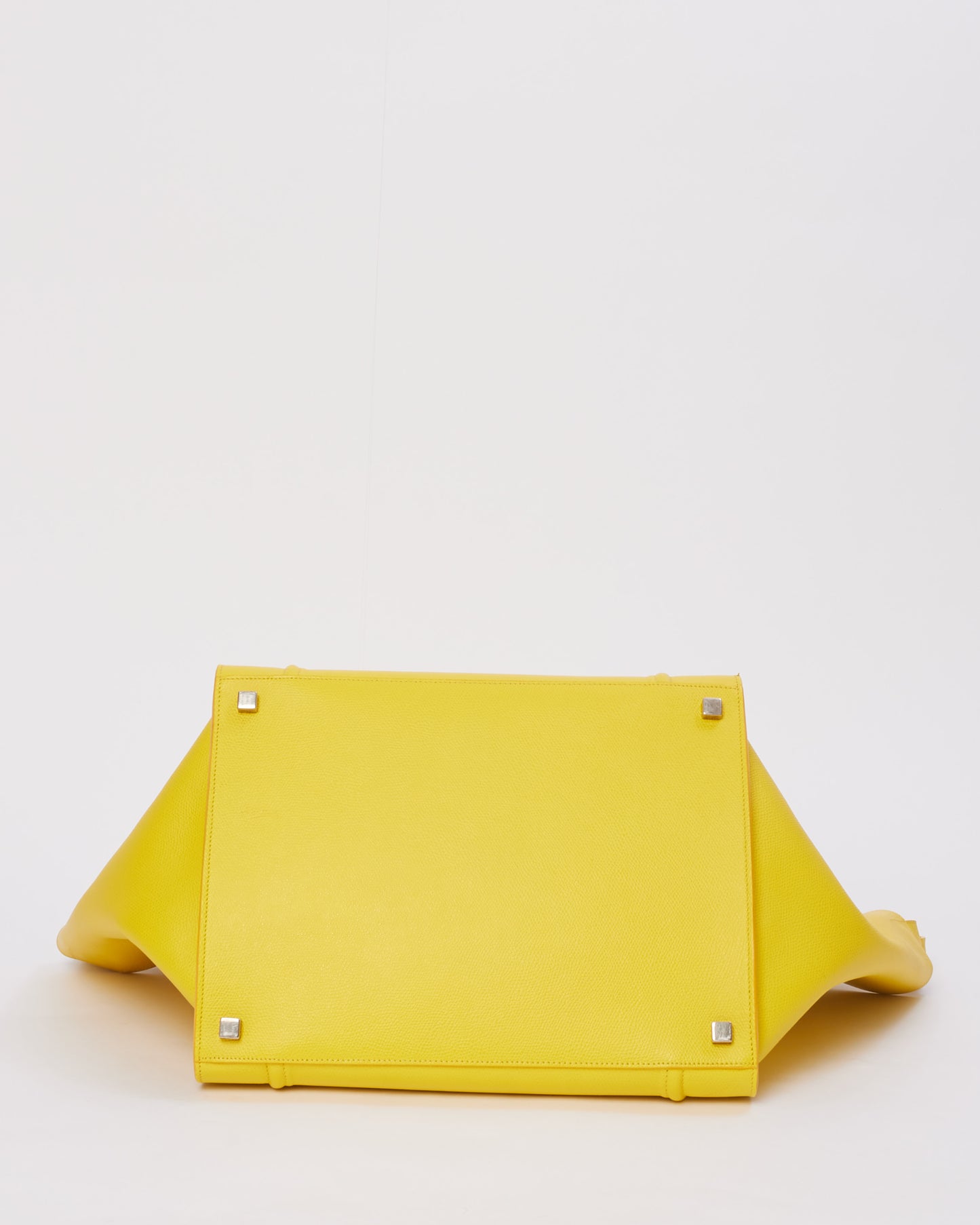 Celine Yellow Leather Medium Phantom Tote