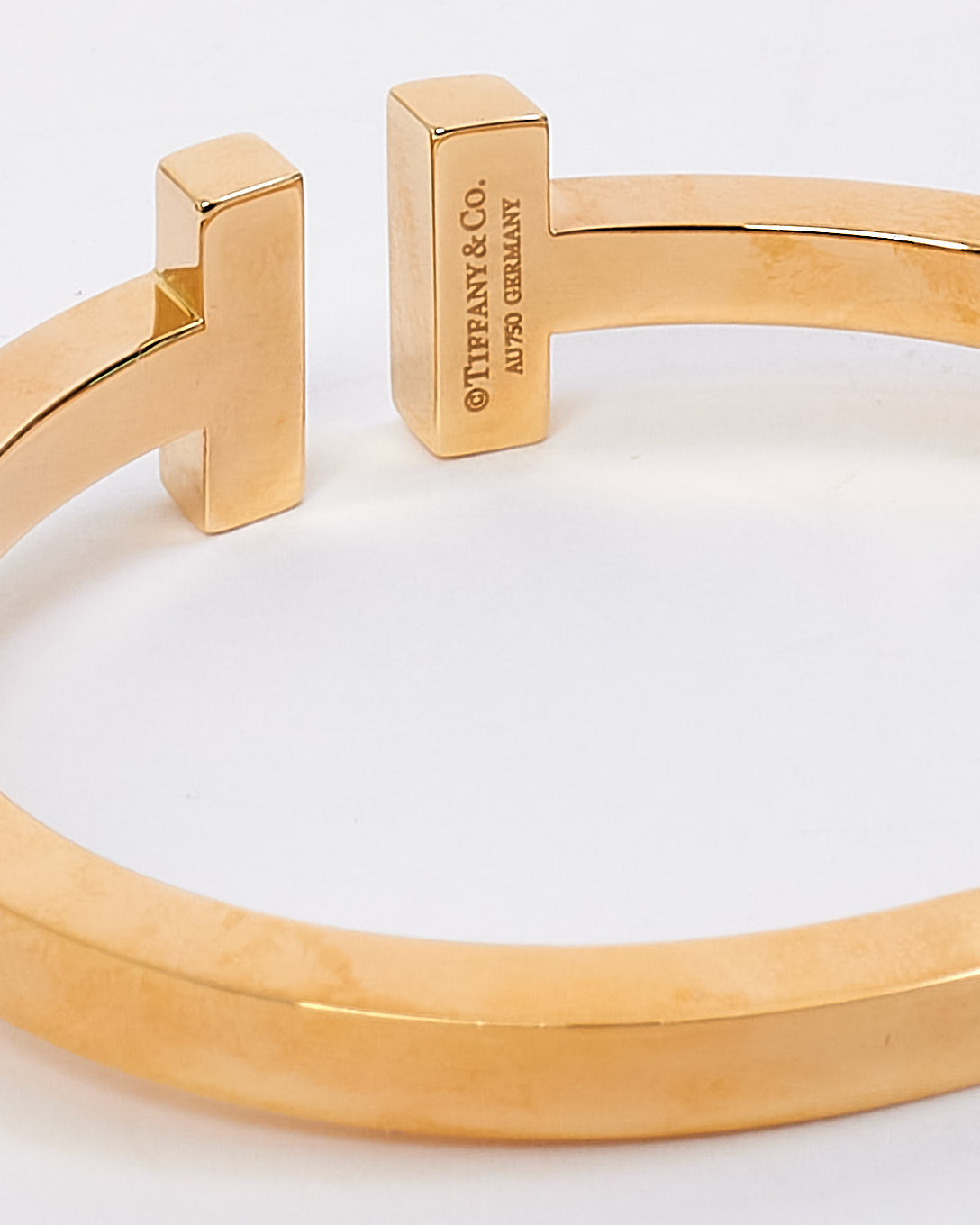 Tiffany 
Co. 18K Gold Tiffany T Square Bracelet