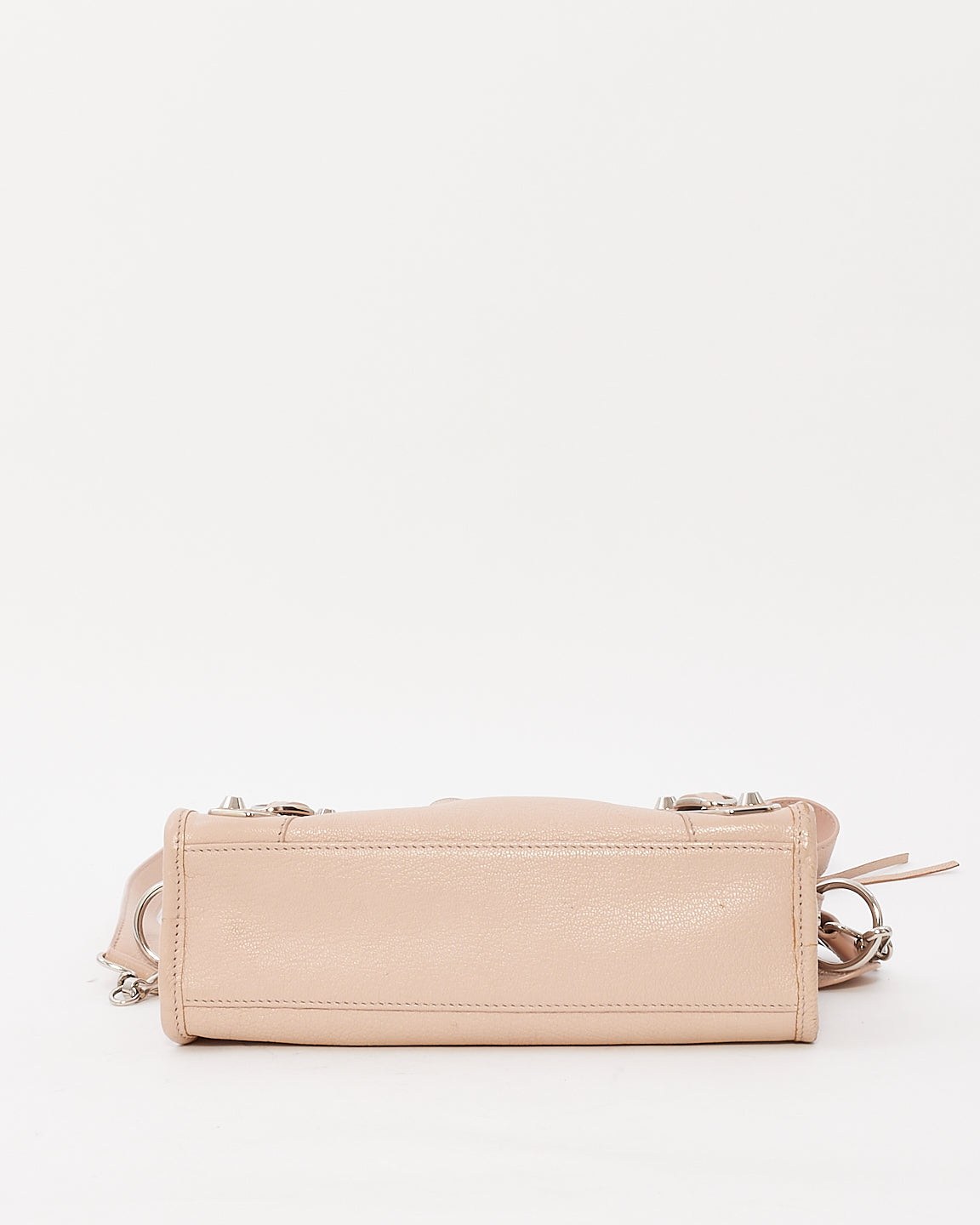 Balenciaga Pink Leather Classic Mini City Edge-Line Bag