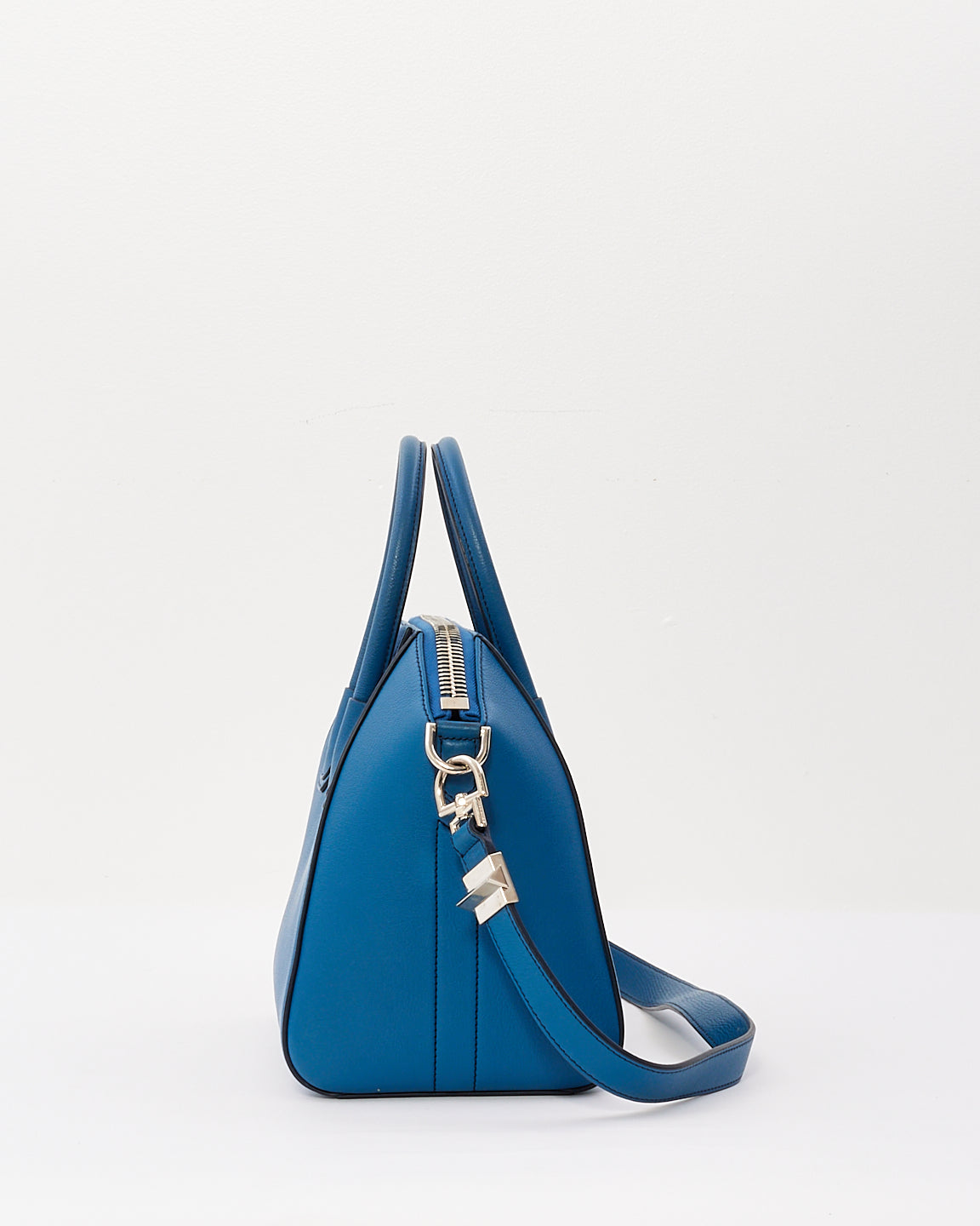 Givenchy Blue Leather Medium Antigona Bag