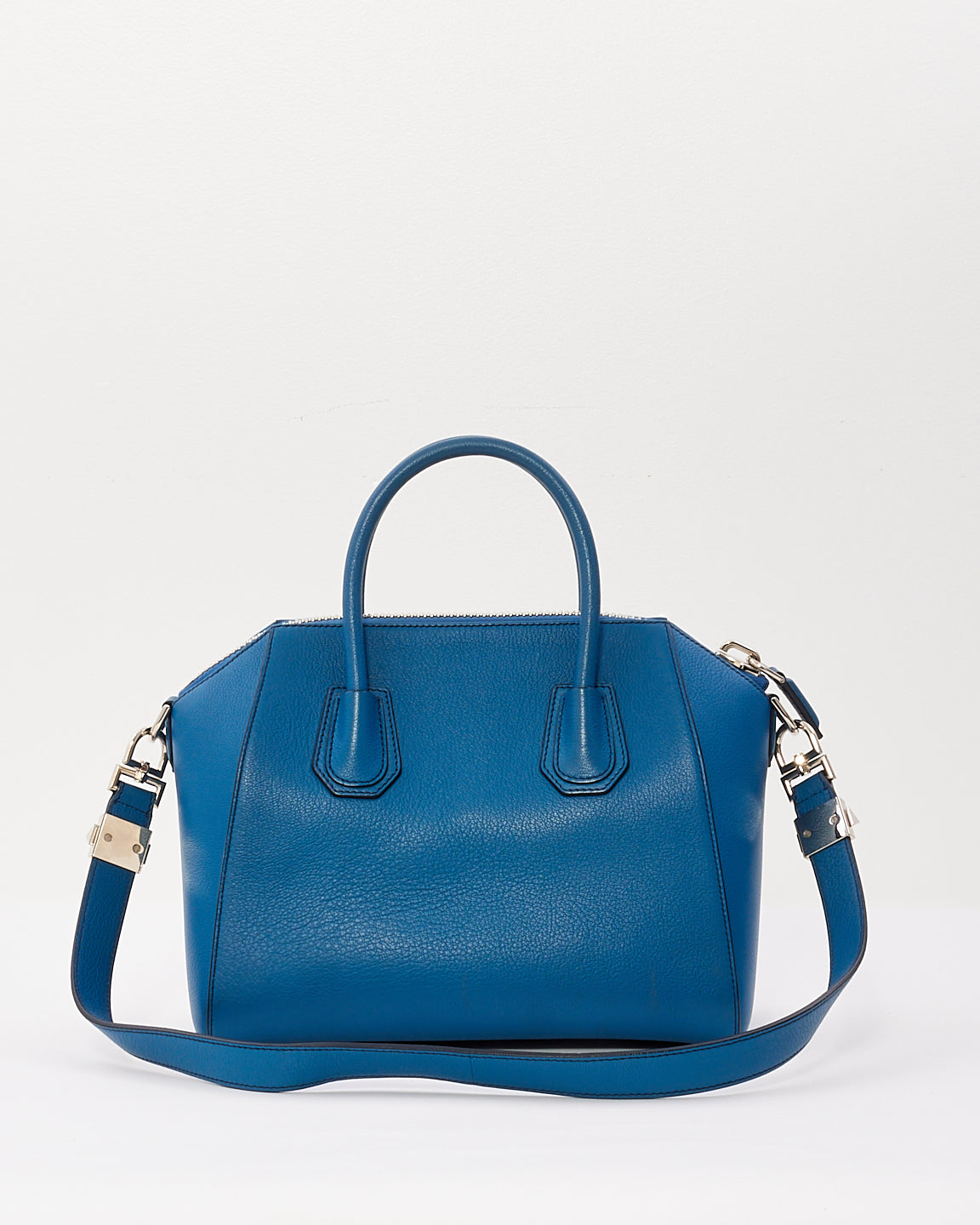 Givenchy Blue Leather Medium Antigona Bag