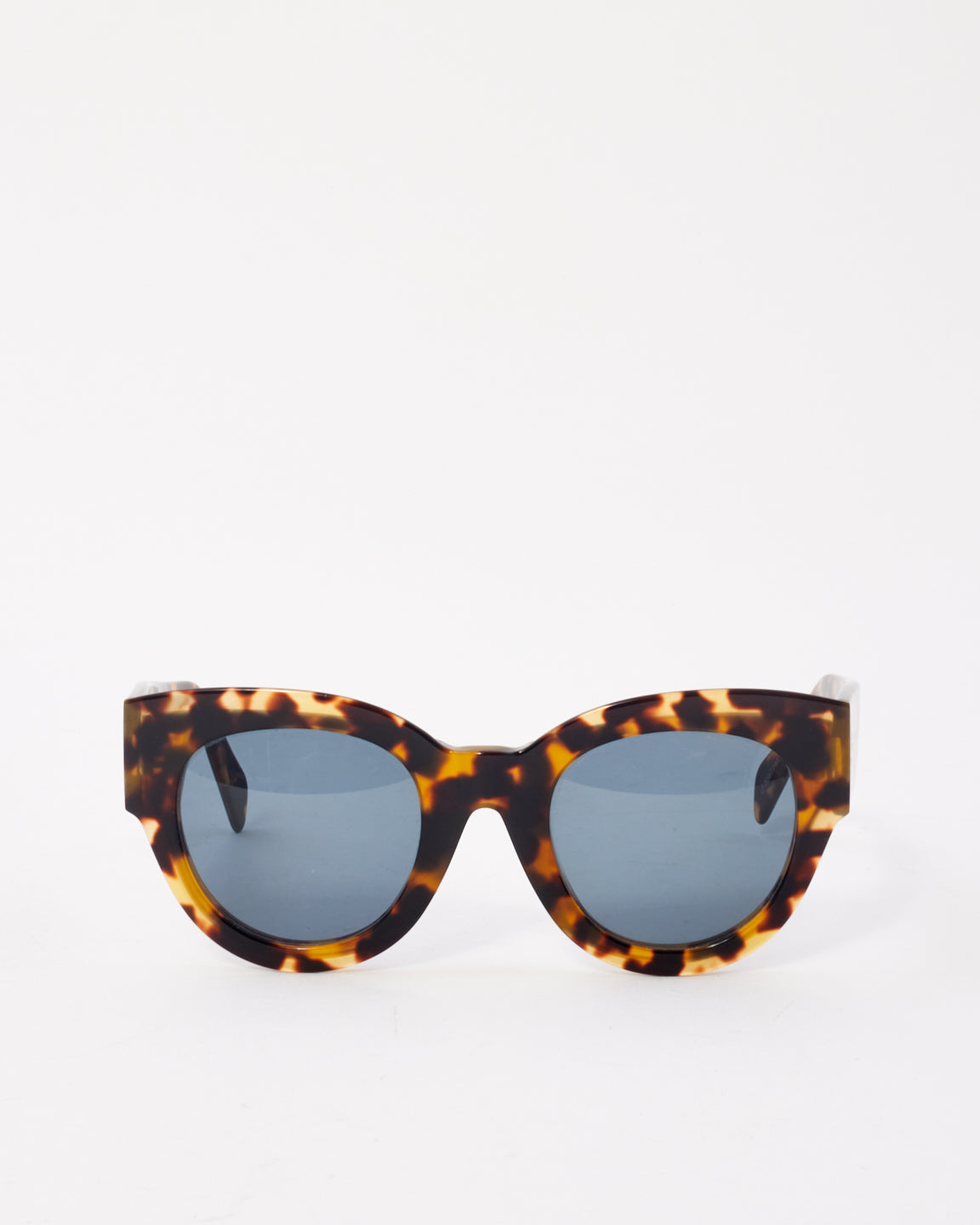 Celine Light Tortoiseshell Oversize CL40008F Cat Eye Sunglasses