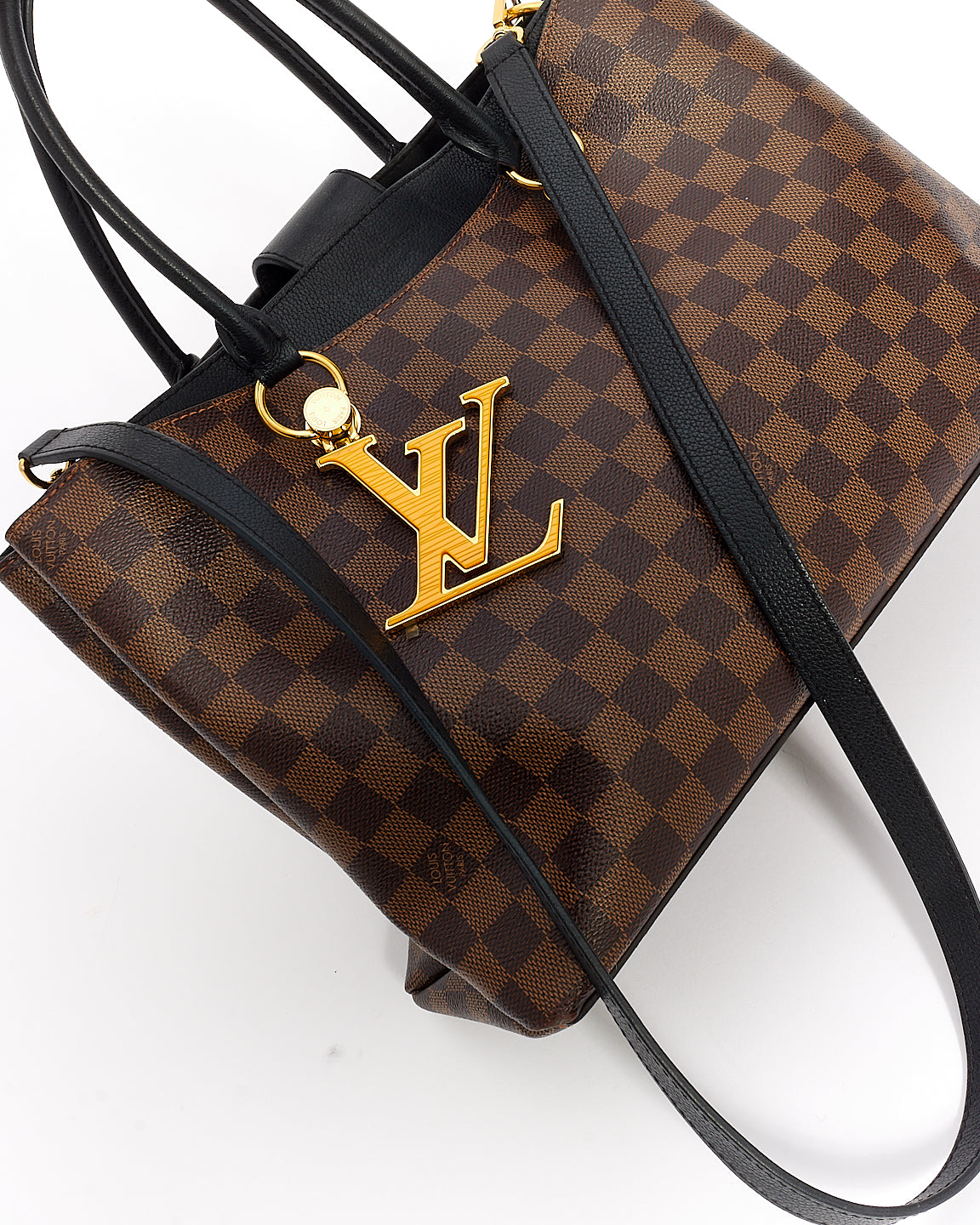 Louis Vuitton Damier Ebene Canvas Riverside Tote Bag