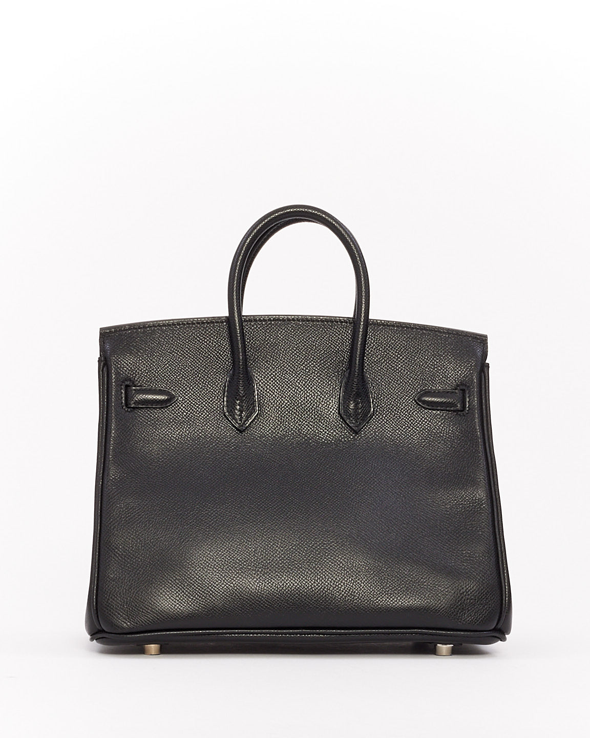 Hermès Black Epsom Leather Birkin 25 with Palladium Hardware