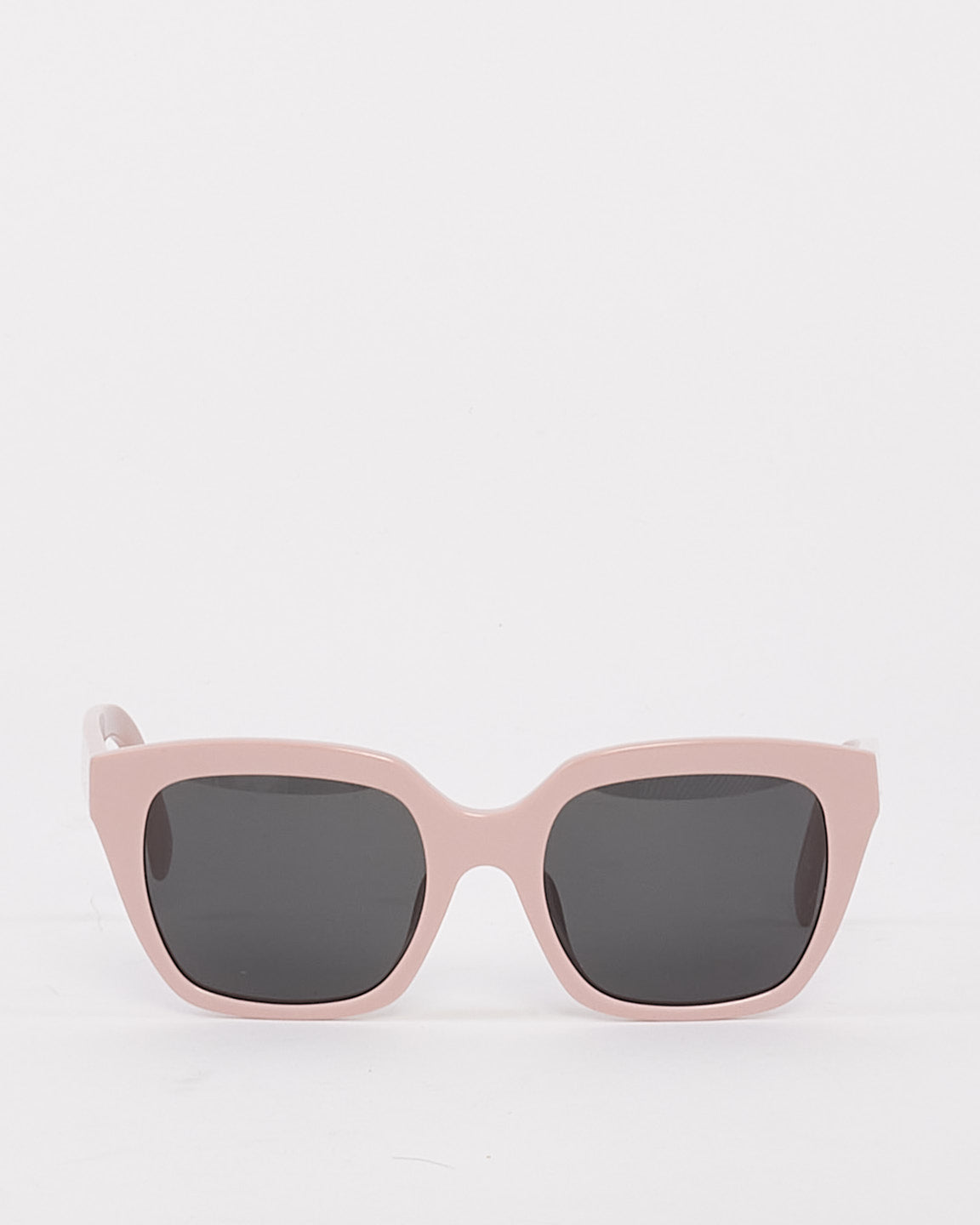 Celine Pink Acetate Logo Square Frame CL40198F Sunglasses