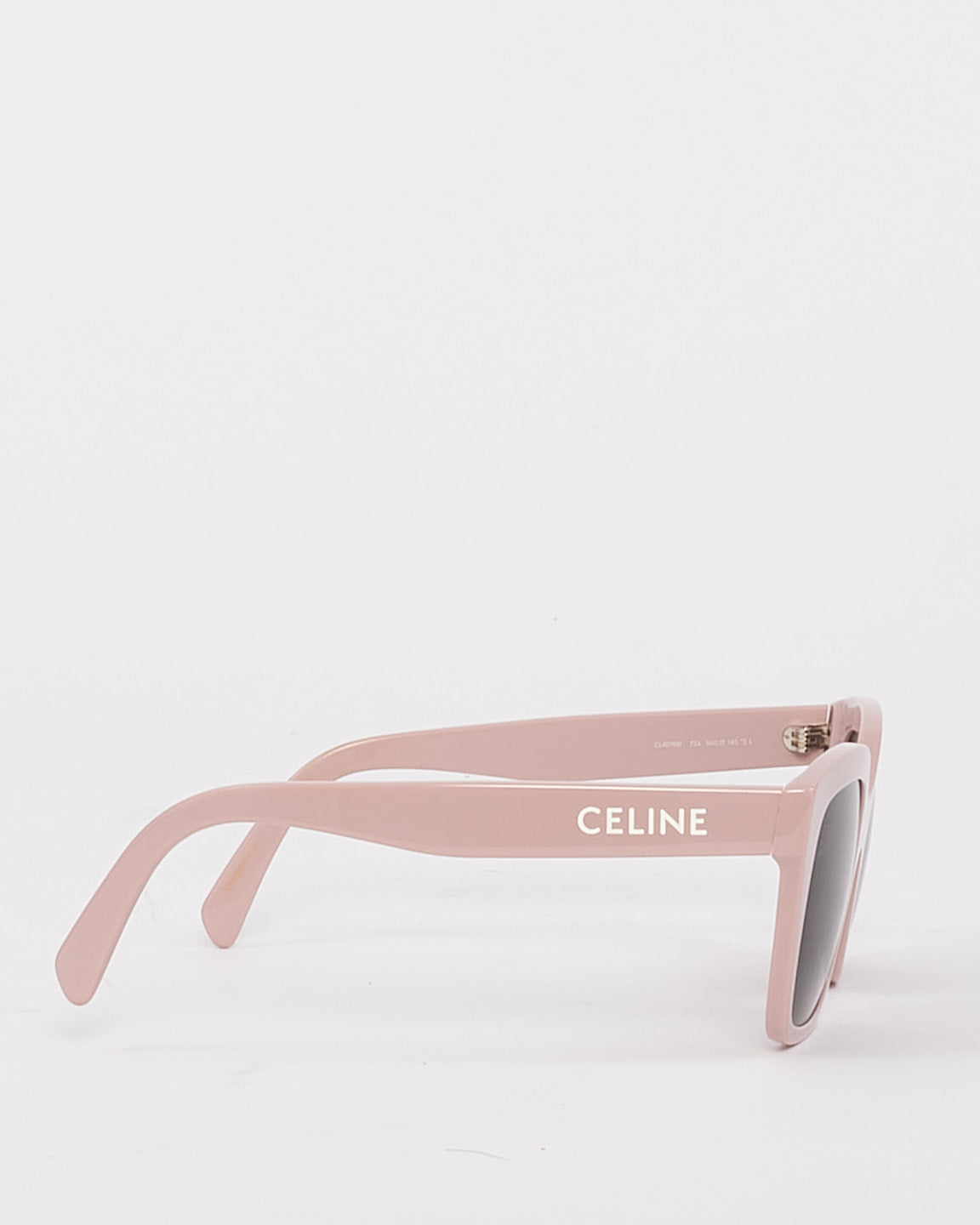 Celine Pink Acetate Logo Square Frame CL40198F Sunglasses