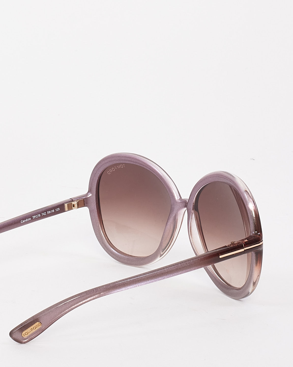 Tom Ford Purple Acetate Candice Oversized TF276