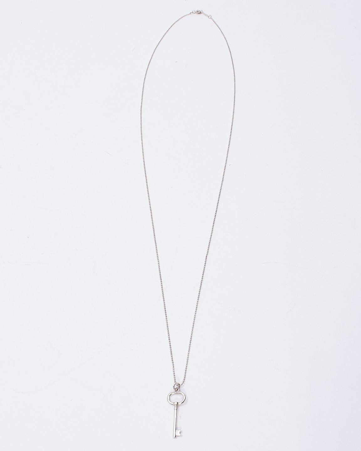 Tiffany 
Co. Silver Key Pendant Necklace