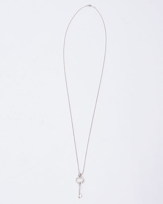 Tiffany 
Co. Silver Key Pendant Necklace