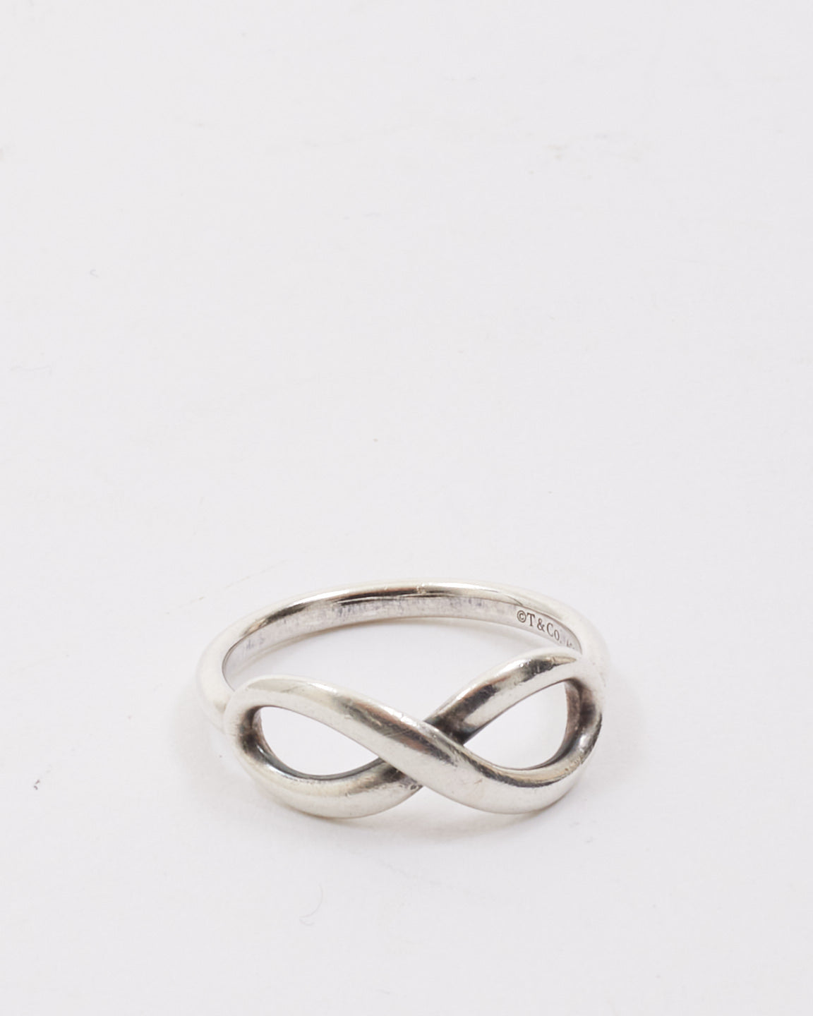 Tiffany 
Co. Sterling Silver Infinity Ring - 6.5