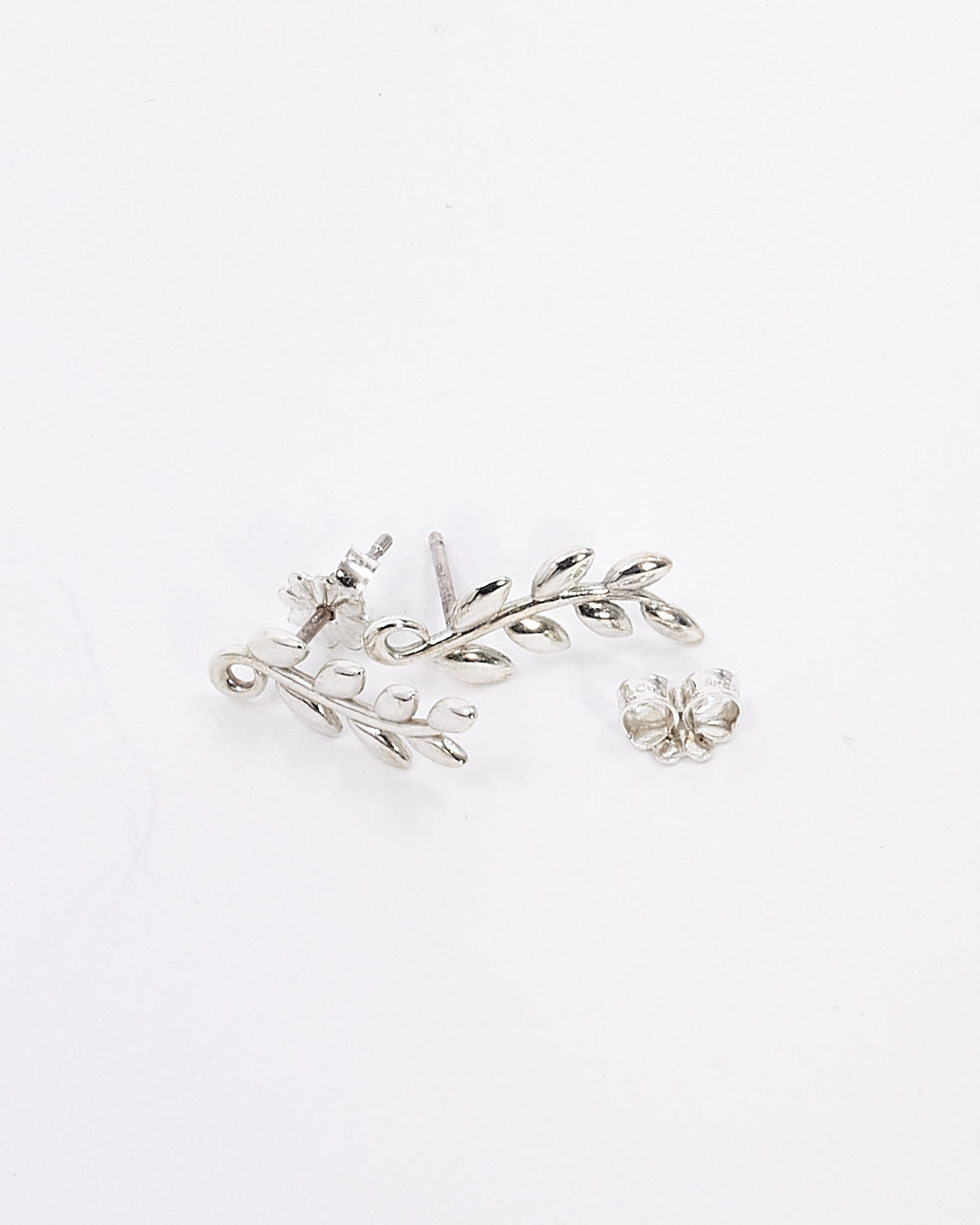 Tiffany 
Co. Silver Olive Leaf Climber Earrings