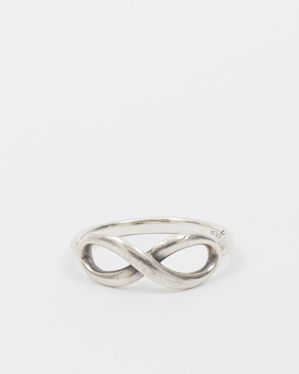 Tiffany 
Co. Sterling Silver Infinity Ring - 8