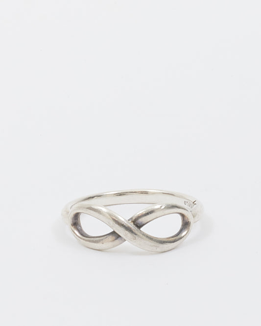 Tiffany 
Co. Sterling Silver Infinity Ring - 8