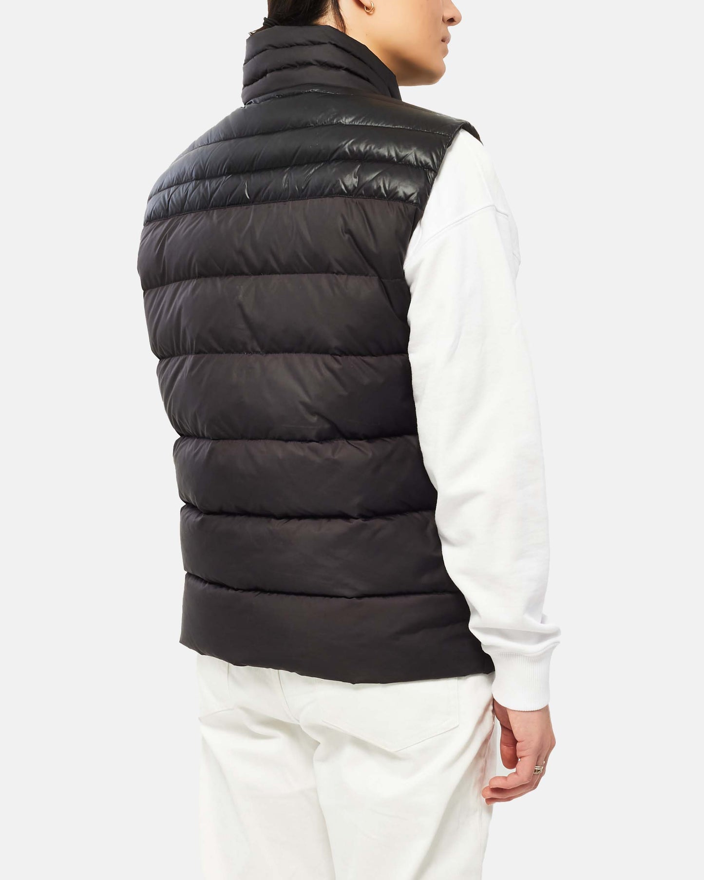 Moncler Black Nylon Puffer Vest - 2