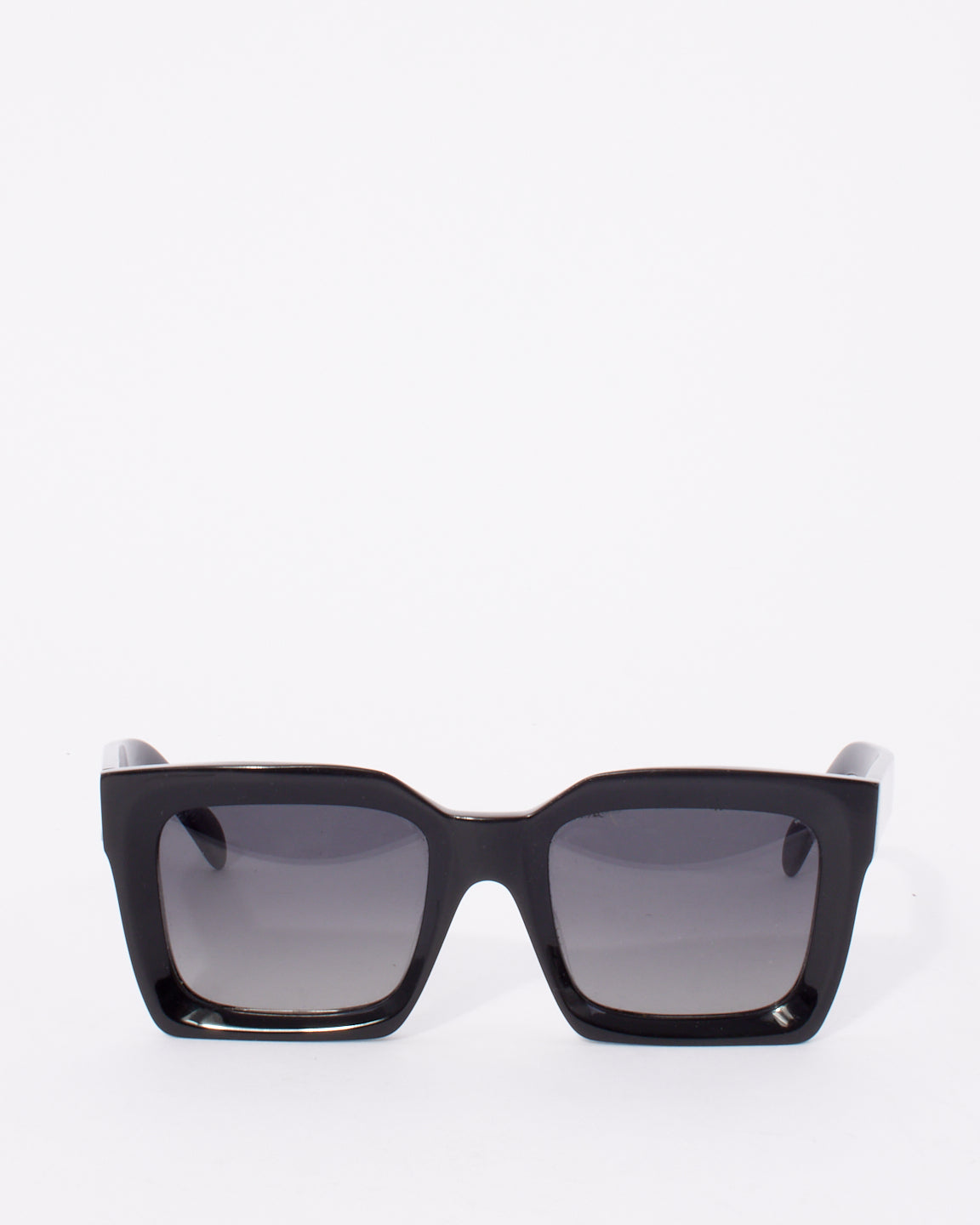 Celine Black Acetate Oversized Square Frame CL40130F Sunglasses