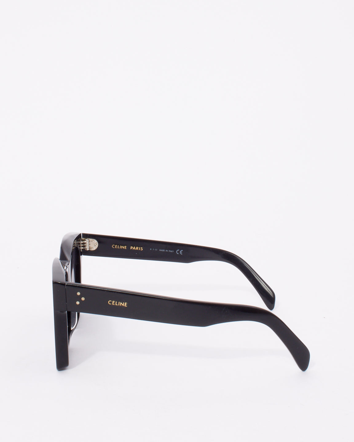 Celine Black Acetate Oversized Square Frame CL40130F Sunglasses