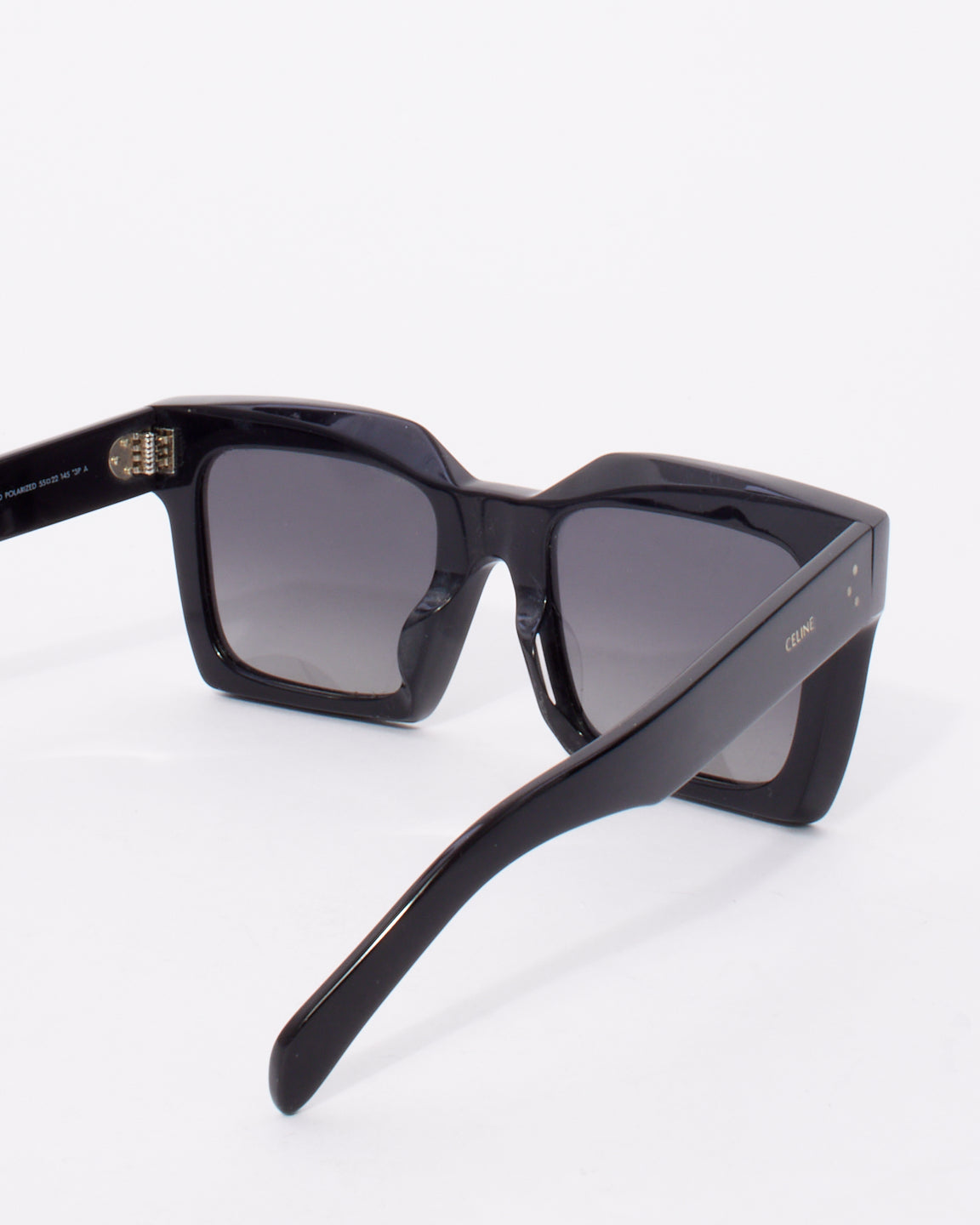 Celine Black Acetate Oversized Square Frame CL40130F Sunglasses