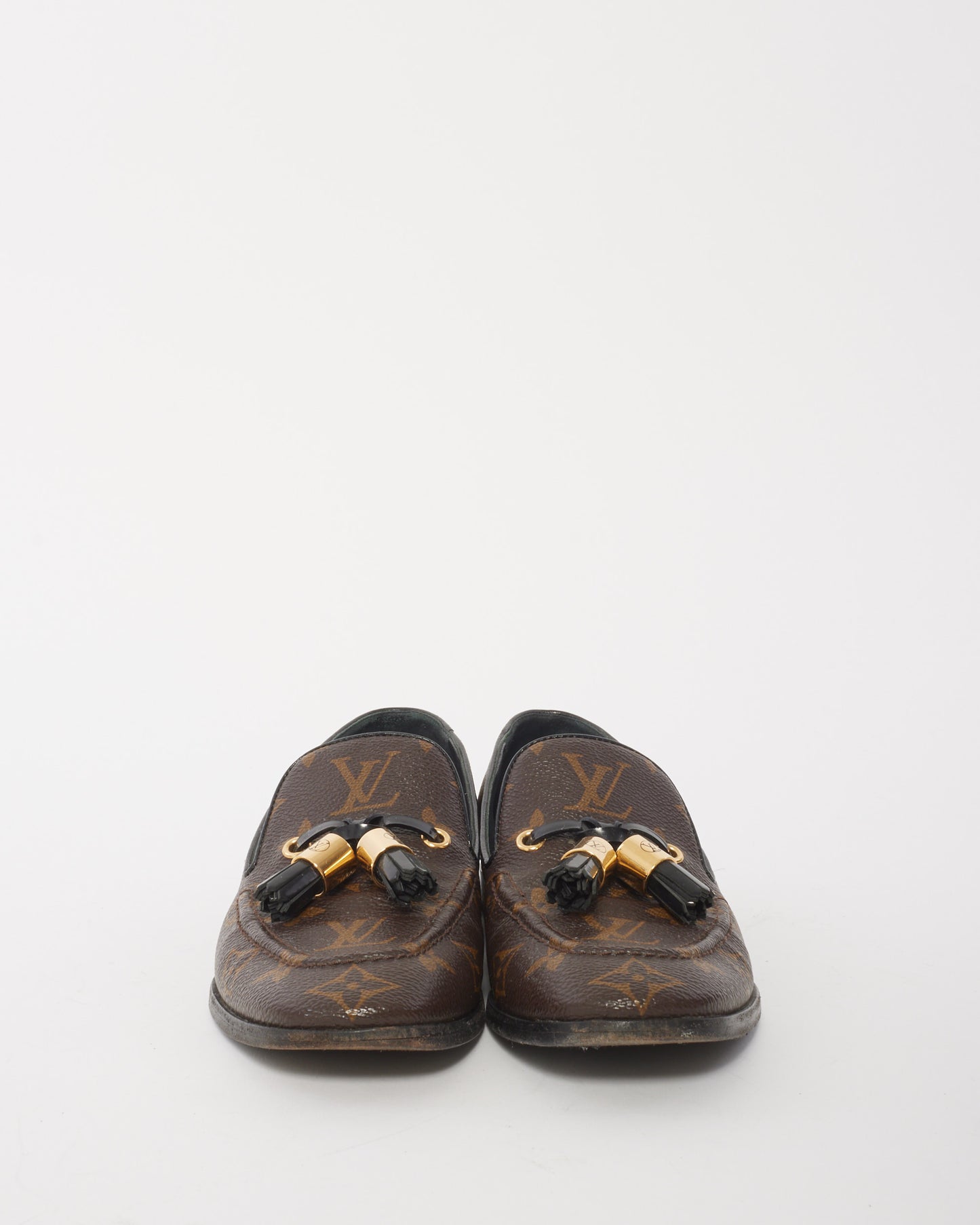 Louis Vuitton Monogram Canvas Society Loafers - 36