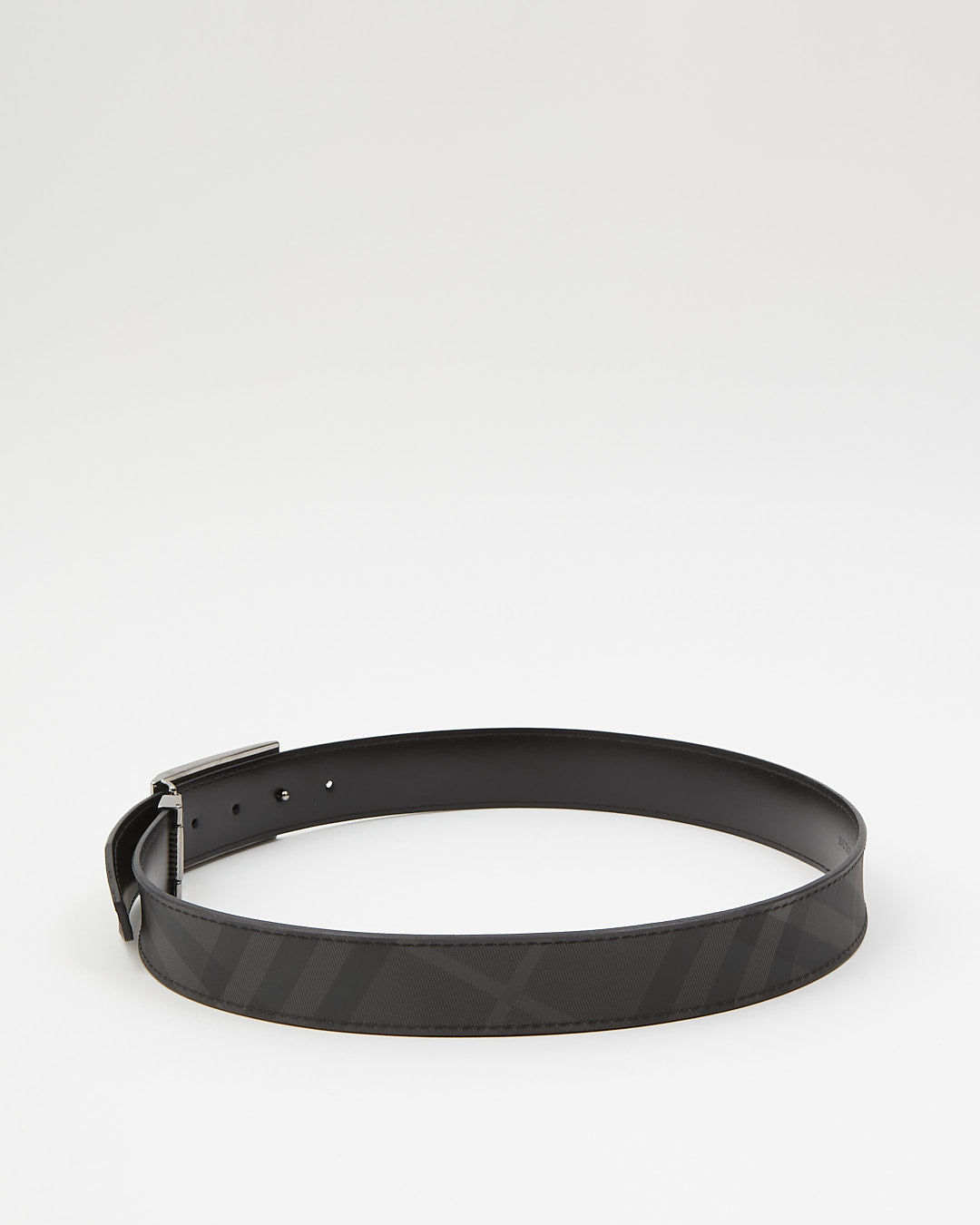 Burberry Grey Nova Check Coated Canvas Belt - 85/34