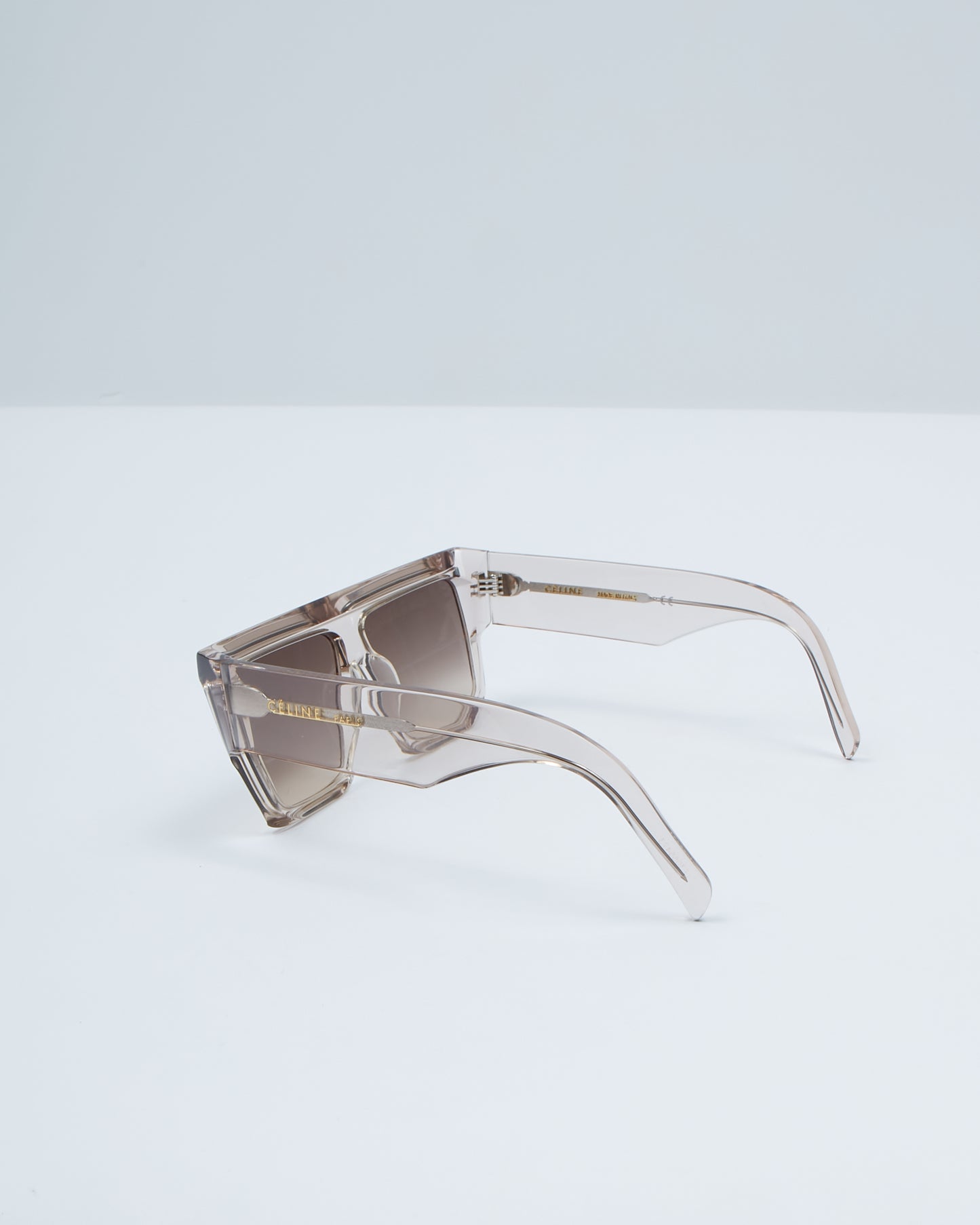 Celine Clear Rectangular CL4003I Dark Lense Sunglasses