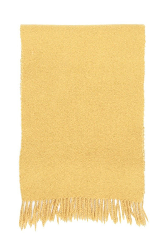 Lanvin Mustard Wool Scarf