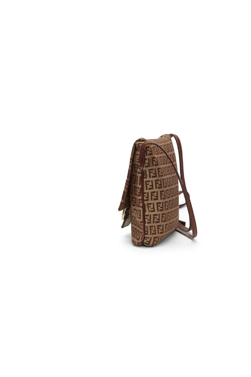 Fendi Brown Zucchino Small Crossbody