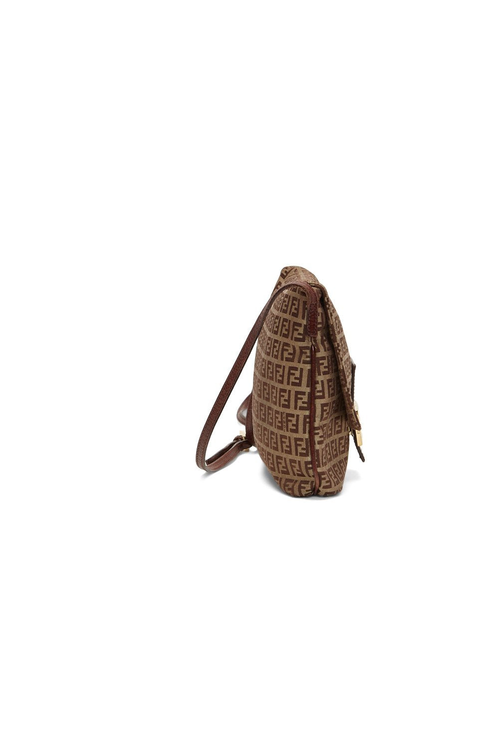 Fendi Brown Zucchino Small Crossbody