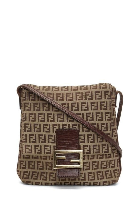 Fendi Brown Zucchino Small Crossbody